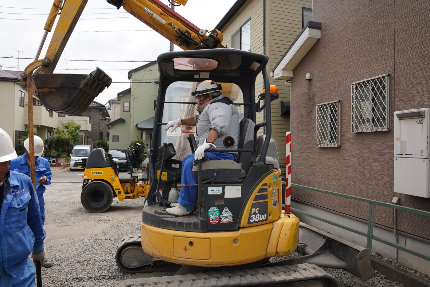 土木工事の現場